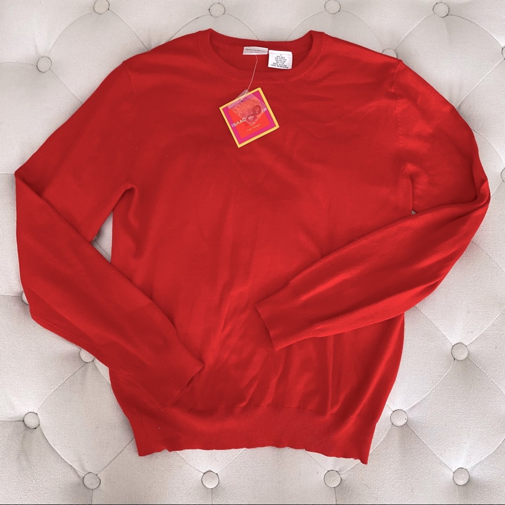 Isaac Mizrahi • Crewneck • Sweater • NWT • Sz Sm